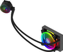 Refroidisseur de processeur aquarius 120 aio noir argb