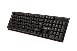 KIT sans fil SPACER, clavier sans fil + souris sans fil, noir, « SPDS-1100 » (timbre vert 0,8 lei)