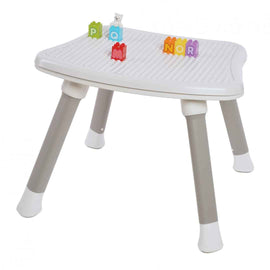 Chaise d'alimentation multicolore grise UGSH-015GREY