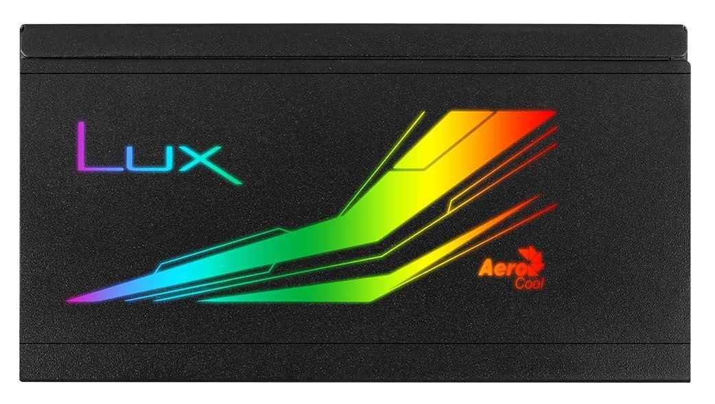Alimentation Aerocool Lux RGB 550M 550 W Noir