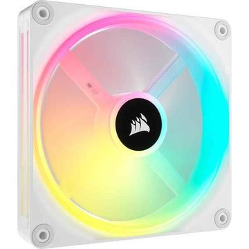CORSAIR QX RGB Series, iCUE LINK QX140 RGB WHITE, 140mm Magnetic Dome RGB Fan, Expansion Kit