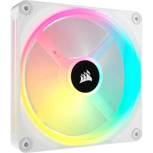 CORSAIR QX RGB Series, iCUE LINK QX140 RGB WHITE, 140mm Magnetic Dome RGB Fan, Expansion Kit