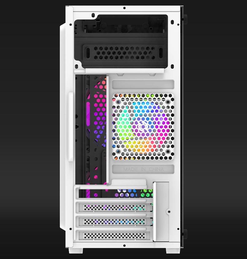 Boîtier aqirys bellatrixpro blanc minitower
