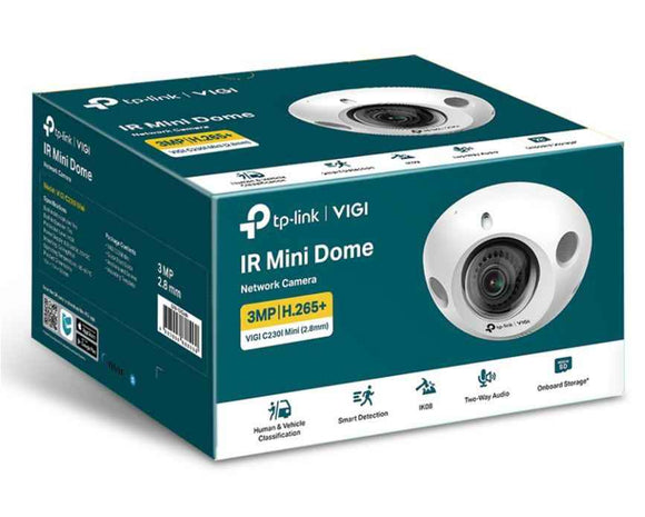 TP-Link VIGI C230I MINI(2.8MM) security camera Dome IP security camera Indoor & outdoor 2304 x 1296 pixels Ceiling