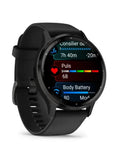Garmin Venu 3 3.56 cm (1.4") AMOLED 45 mm Digital 454 x 454 pixels Touchscreen Black Wi-Fi GPS (satellite)-1