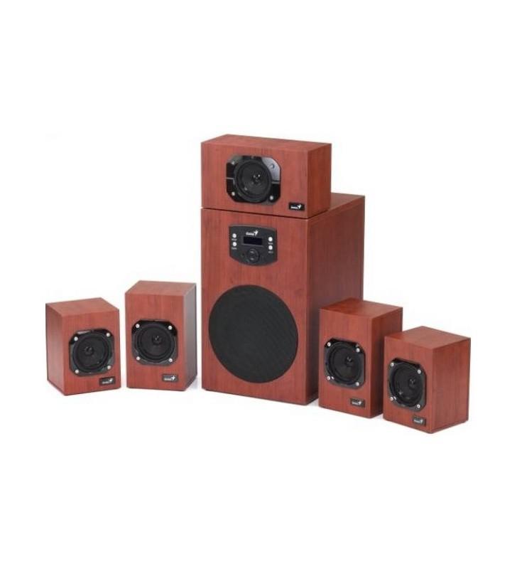 Enceinte genius sw-hf 5.1 4600 ver. ii/ 5.1/ 120w/ bois/ télécommande