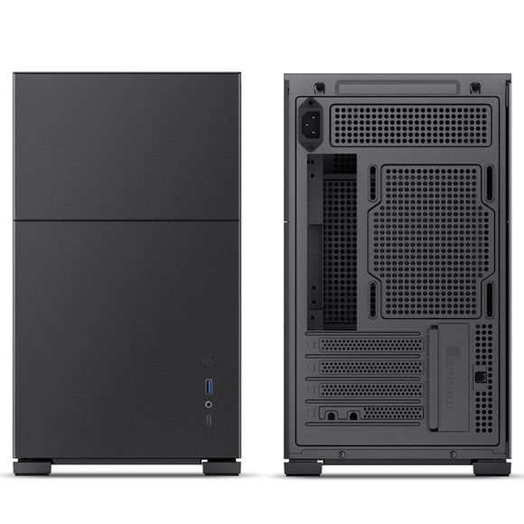 Jonsbo D31 Micro-ATX Case, Tempered Glass - black