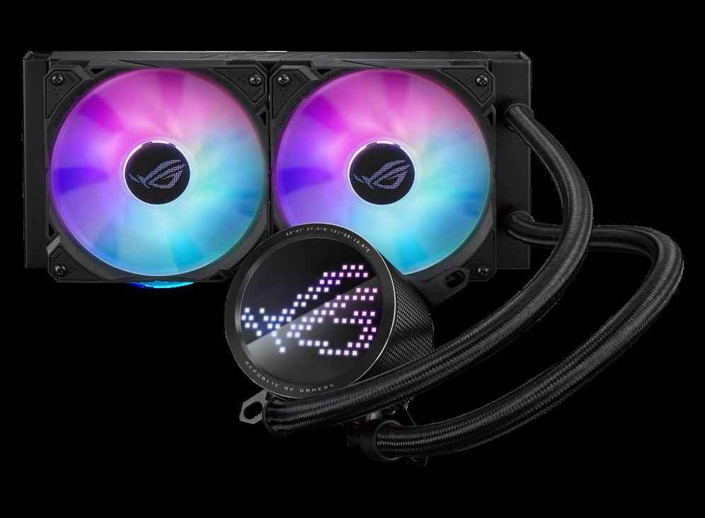 ASUS ROG Ryuo III 240 ARGB Processor Liquid cooling kit 12 cm Black