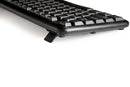 TASTATURA SPACER USB, 104 taste, anti-spill, black, "SPKB-520"   (timbru verde 0.8 lei)