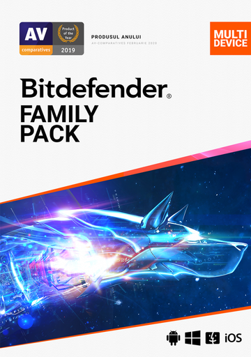 LICENTA Bitdefender Antivirus Family Pack, 15 utilizatori, 1 an pt. PC, retail "FP02ZZCSN1215BEN"- valabile doar pe teritoriul Romaniei
