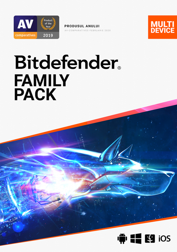 LICENTA Bitdefender Antivirus Family Pack, 15 utilizatori, 1 an pt. PC, retail "FP02ZZCSN1215BEN"- valabile doar pe teritoriul Romaniei