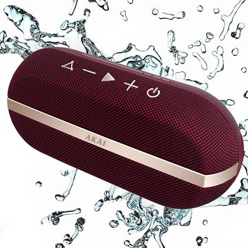 Enceinte portable abtsw-30r 20 w rouge  abtsw-30r  timbre vert 08 lei