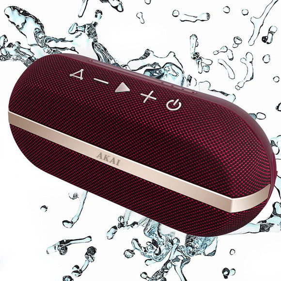 Enceinte portable abtsw-30r 20 w rouge  abtsw-30r  timbre vert 08 lei