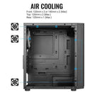 Aerocool HEXFORMBKV2 Micro ATX PC Case 3 Fans FRGB Black