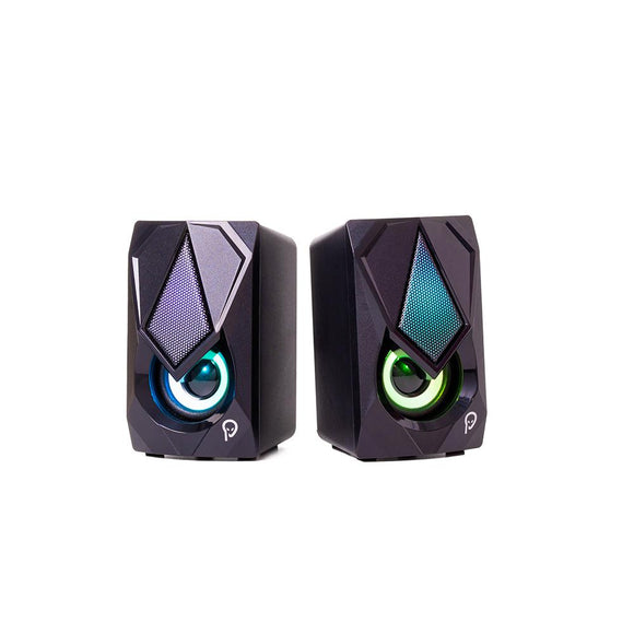 BOXE SPACER Gaming 2.0, RMS : 6 W (2 x 3 W), contrôle du volume, 2 x LED, alimentation USB, noir, « SPB-STORM » (timbru verde 2,00 lei)