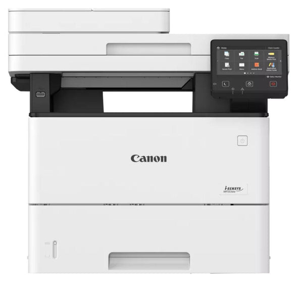 Multifunctional Laser Mono Canon I-Sensys MF553dw, A4, Functii: Impr.|Scan.|Cop.|Fax, Viteza de Printare Monocrom: 43ppm, Conectiv:USB|Ret|WiFi, Duplex:Da, ADF:DADF(timbru verde 11 lei) "5160C010AA"
