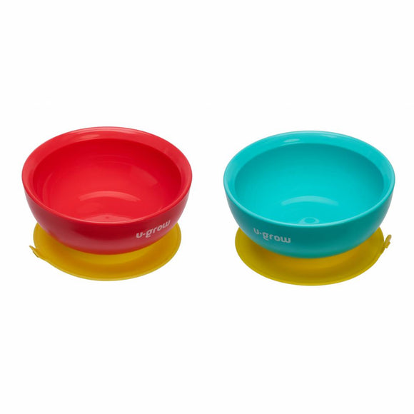 Set 2 boluri cu ventuza, 340 ml, U-Grow