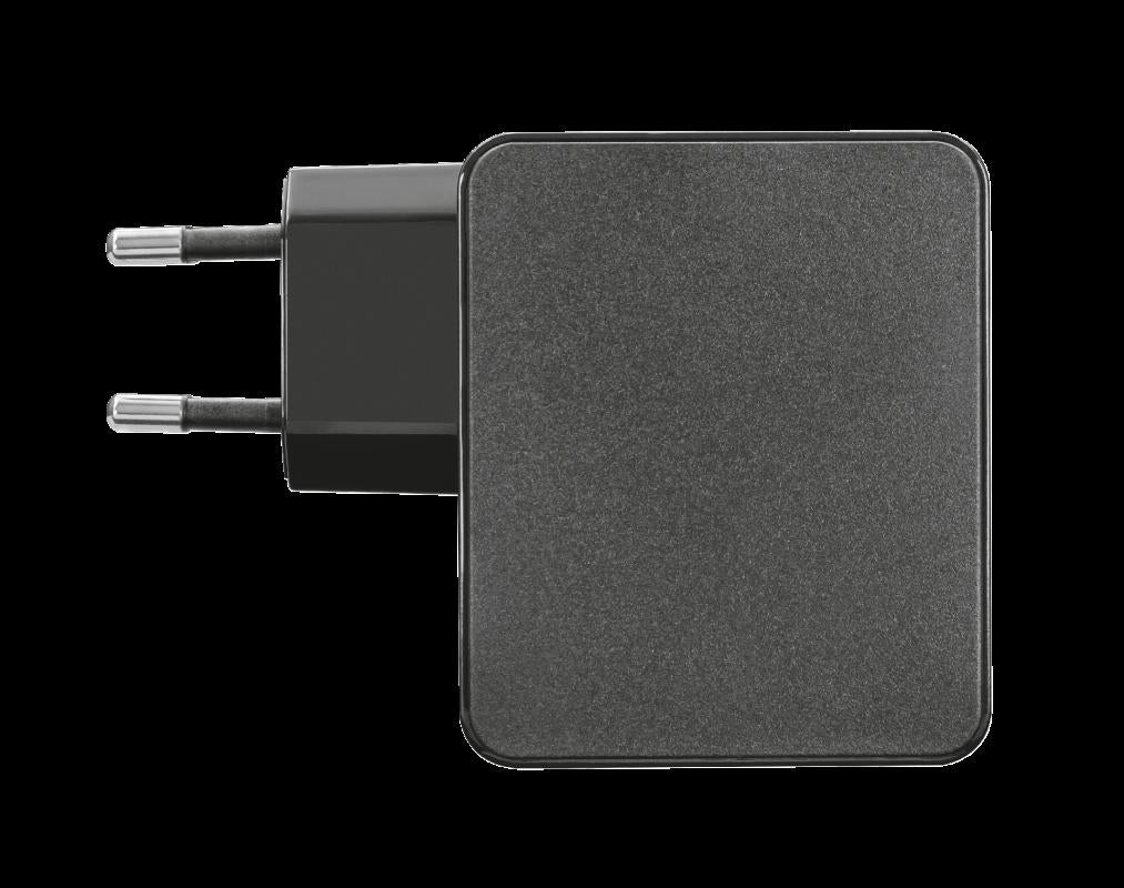 Bloc d'alimentation notebook trust maxo 61 w usb-c pour apple macbook  23418  timbre vert 080 lei
