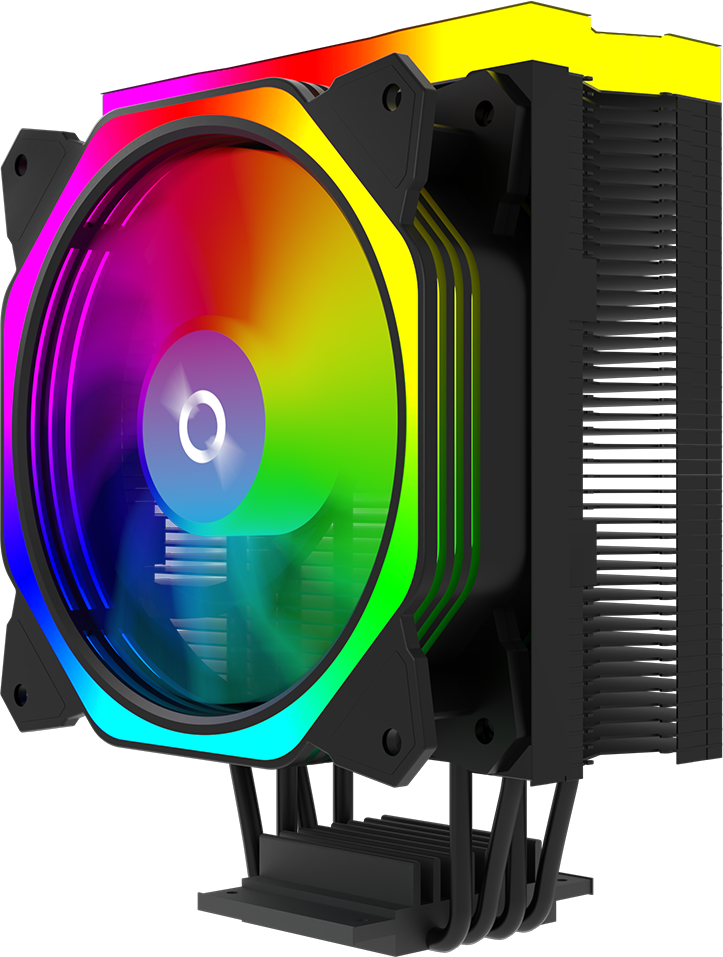 Refroidisseur de processeur uranus noir argb pwm