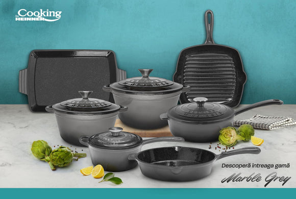 SEMIO.FONTA+CAP.26x12CM,4.8L MARBLE GREY