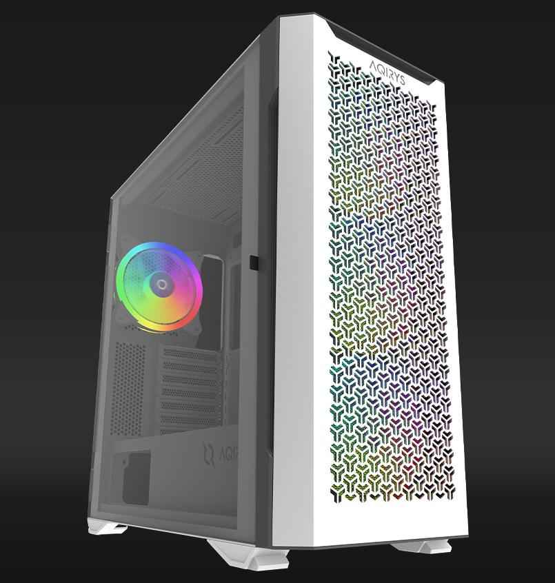 Carcasa Aqirys Aquilla Midi Tower Blanc
