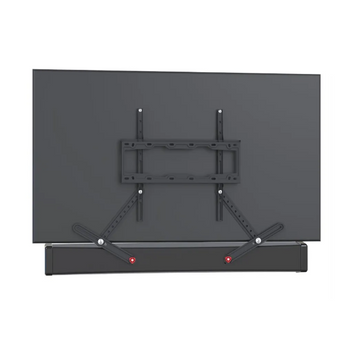 Support de fixation pour barre de son, sous TV, moniteur BARKAN, pour 1 TV/moniteur plat, incurvé, diag. max 80 pouces, fixe, max 6,5 kg, « E820.B »