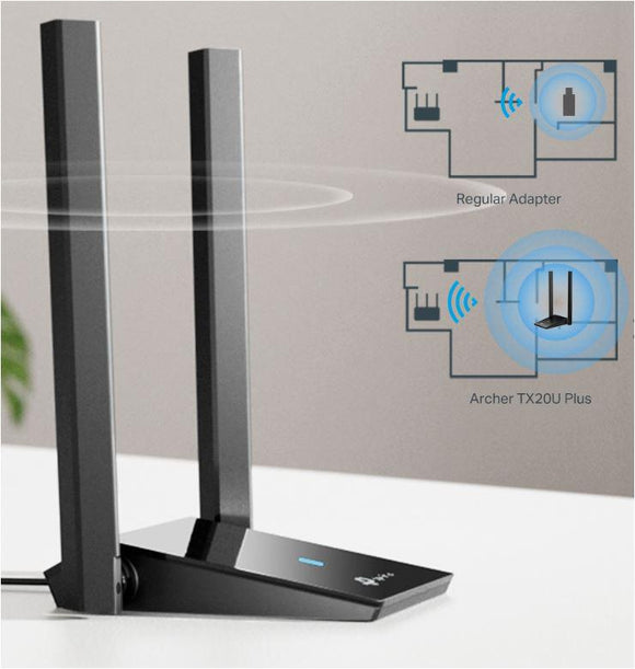 TP-Link AX1800 Dual Antennas High Gain Wireless USB Adapter