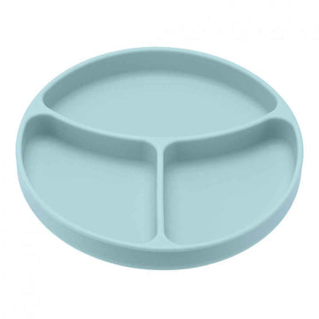 Farfurie silicon cu ventuza,blue,U-Grow