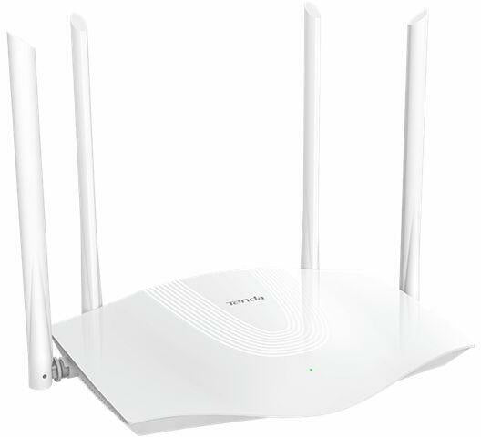ROUTER Tenda wireless AX1800 Mbps, 1 x WAN Gigabit, 3 porturi LAN Gigabit, 2.4 GHz/5 GHz dual band, 4 antene externe, WI-FI 6 "TX3" (timbru verde 0.8 lei)