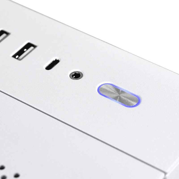 Lian Li O11 Dynamic Mini Snow Edition, mi-tour, verre trempé - Blanc