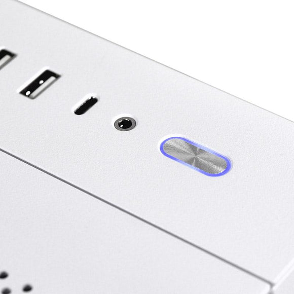 Lian Li O11 Dynamic Mini Snow Edition, mi-tour, verre trempé - Blanc