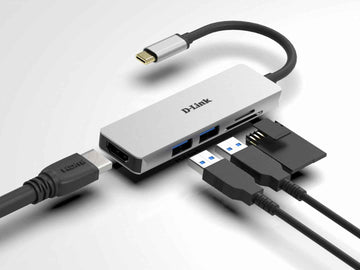 D-Link | 5-in-1 USB-C™ Hub with HDMI and SD/microSD Card Reader | DUB-M530 | USB Type-C