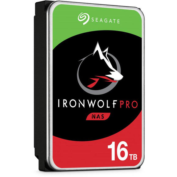 SEAGATE Ironwolf PRO Enterprise NAS HDD 16TB 7200rpm 6Gb/s SATA 256MB cache 8.9cm 3.5inch 24x7 for NAS RAID Rackmount systems BLK