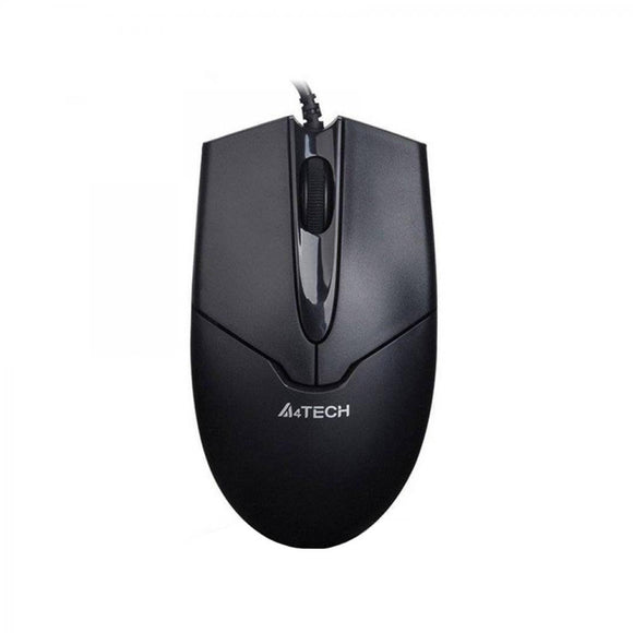 MOUSE A4tech, PC sau NB, cu fir, USB, optic, 1000 dpi, butoane/scroll 3/1, , negru, "OP-550NU-1" (timbru verde 0.18 lei)