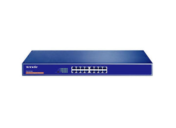 Tenda TEG1016G network switch Unmanaged Gigabit Ethernet (10/100/1000) 1U Blue
