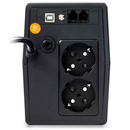 UPS Njoy "HORUS", Line int., mini Tower, AVR, Schuko x 2, display LCD, back-up 1 - 10 min. "PWUP-LI080H1-AZ01B" (timbru verde 11 lei)