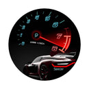 Covor pentru scaun gaming SPACER, protectie parchet, cauciuc si material textil, 1200 x 3mm, rotund, SPEED 46501475 "SPFP-SPEED-120"