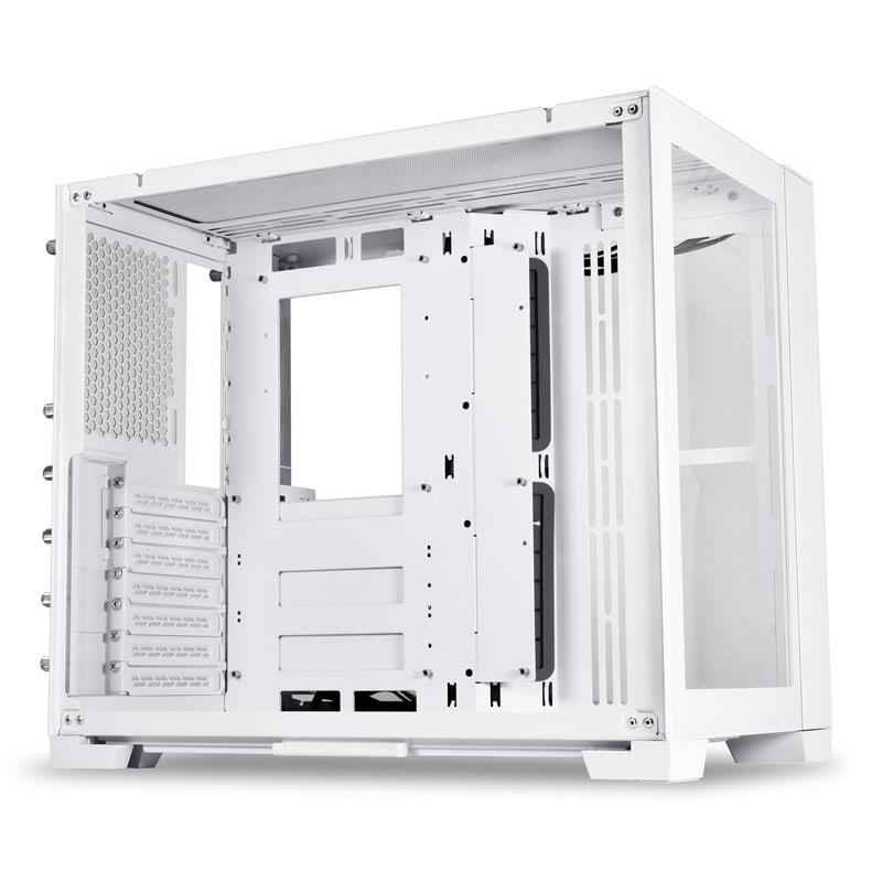 Lian Li O11 Dynamic Mini Snow Edition, mi-tour, verre trempé - Blanc