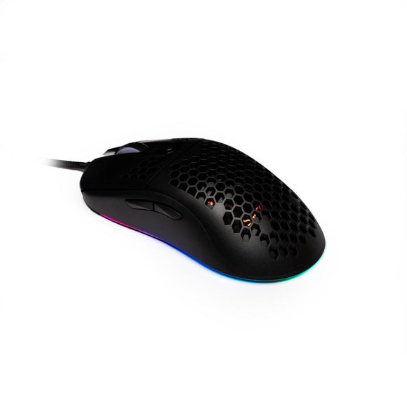 MOUSE Spacer - gaming, gaming, cu fir, USB, optic, 6.400 dpi, butoane/scroll 7/1, iluminare RGB, negru, "SPGM-ALIEN-LIGHT" (timbru verde 0.18 lei)
