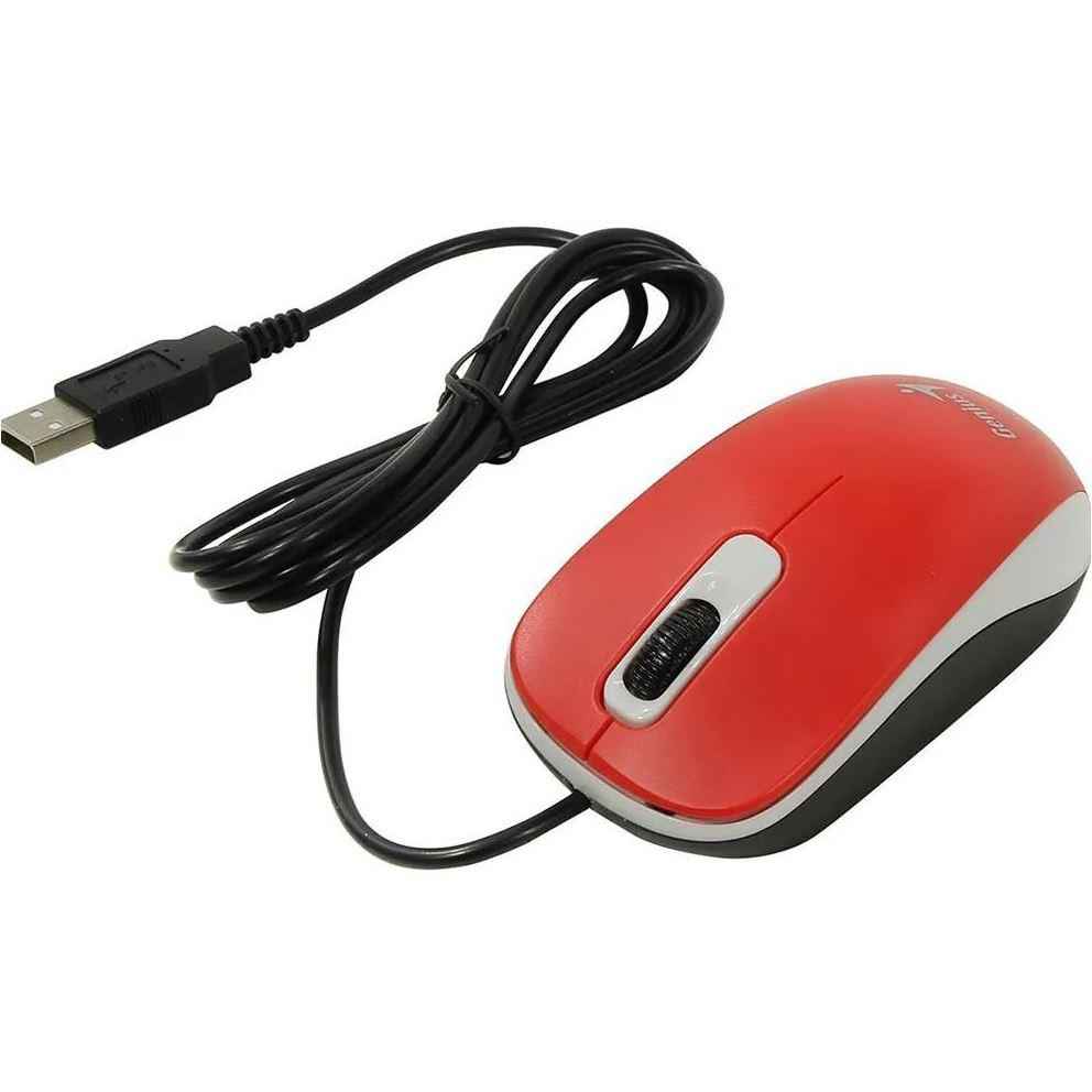 GENIUS DX-110/ drátová/ 1000 dpi/ USB/ červená