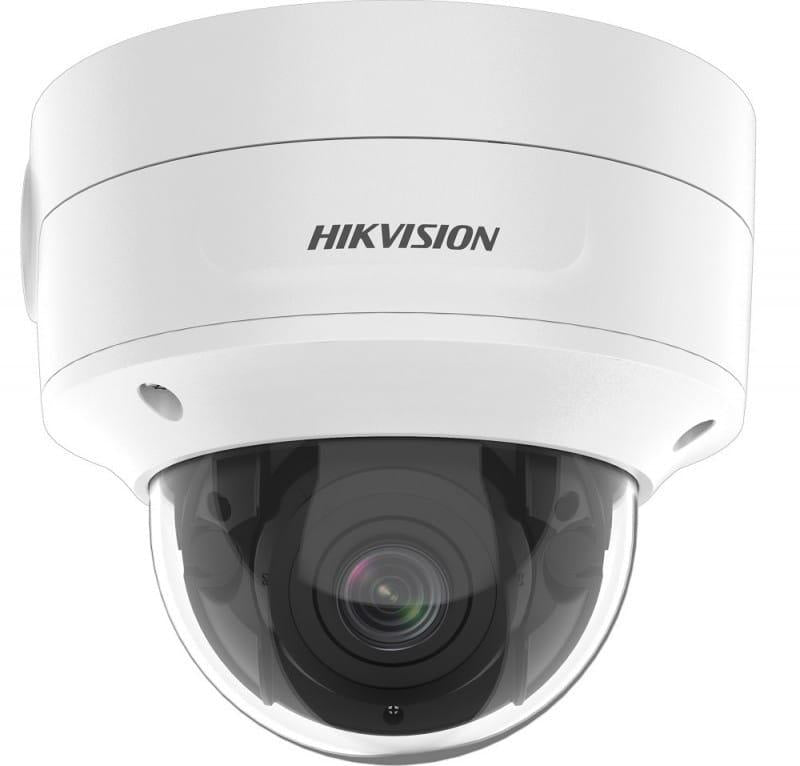Caméra dôme ip 6mp 28-12mm ir 40m  ds-2cd2766g2-izs28-12mmc  verre vert 08 lei