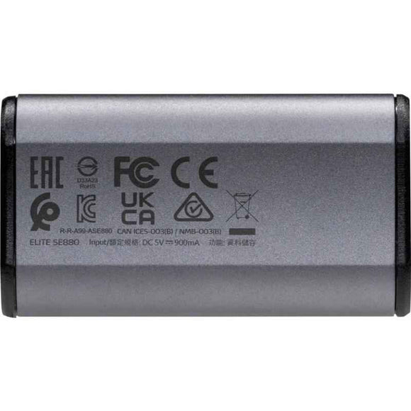 ADATA SE880 500GB SSD / Externí / USB 3.2 Type-C / 2000MB/s Read/Write / Titanium Grey - Rugged