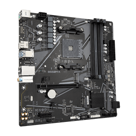 GIGABYTE B550M K Motherboard - AMD Ryzen 5000 CPUs, up to 4733MHz DDR4, 1xPCIe 4.0 + 1xPCIe 3.0 M.2, 1GbE LAN, USB 3.2 Gen 1