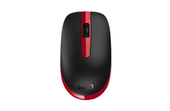 MOUSE Genius, "NX-7007", PC sau NB, wireless, 2.4GHz, optic, 1200 dpi, butoane/scroll 3/1, , rosu, "31030026404" (timbru verde 0.18 lei)