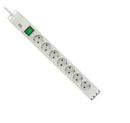 PDU BACHMANN, 1,5U pour rack 19 pouces, 7 prises Schuko, entrée Schuko, max 10 A, câble 2 m, gris, « 333.600 » (tampon vert 2 lei)
