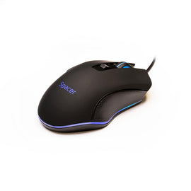 MOUSE Spacer - gaming, gaming, cu fir, USB, optic, 7200 dpi, butoane/scroll 6/1, iluminare, negru, "SP-GM-01" (timbru verde 0.18 lei) - 0