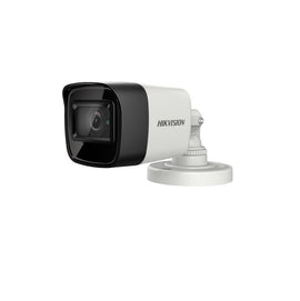 CAMERA supraveghere HIKVISION bullet, pt. exterior, dist. IR 30 m, lentila fixa 2.8 mm, 5 Mpx, cu fir, carcasa metal, "DS-2CE16H8T-ITF2.8" (timbru verde 0.8 lei)