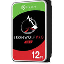 SEAGATE Ironwolf PRO Enterprise NAS HDD 12TB 7200rpm 6Gb/s SATA 256MB cache 8.9cm 3.5inch 24x7 for NAS RAID Rackmount Systeme BLK