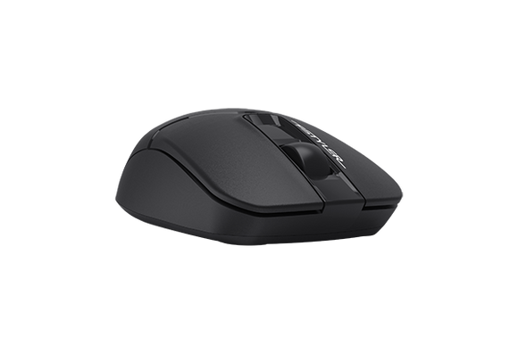 MOUSE A4tech, PC sau NB, wireless, 2.4GHz + BT, optic, 1200 dpi, butoane/scroll 3/1, , negru, "FB12-BK" (timbru verde 0.18 lei)