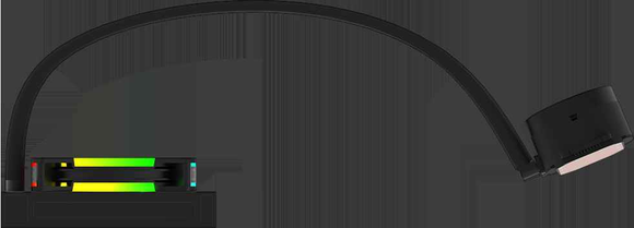 Refroidisseur de processeur Aquarius 120 AIO Noir ARGB